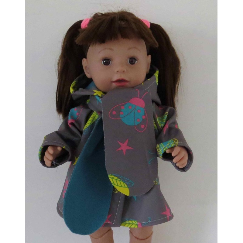 softshell jas lieveheersbeestjes baby born 43cm