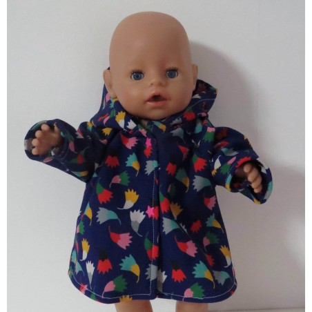 softshell jas blauw baby born 43cm