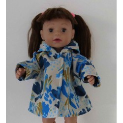 softshell jas bloemen  baby born 43cm