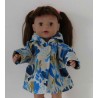 softshell jas bloemen  baby born 43cm