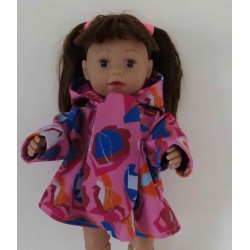 softshell jas roze bewerkt baby born 43cm
