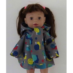 softshell jas slakken baby born 43cm