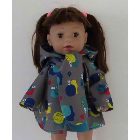 softshell jas slakken baby born 43cm