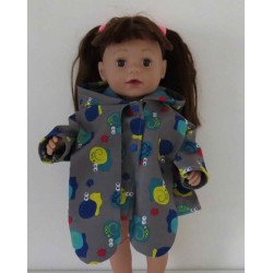 softshell jas slakken baby born 43cm