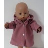 softshell jas oud roze baby born 43cm
