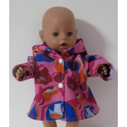 softshell jas roze bewerkt baby born 43cm