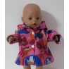 softshell jas roze bewerkt baby born 43cm