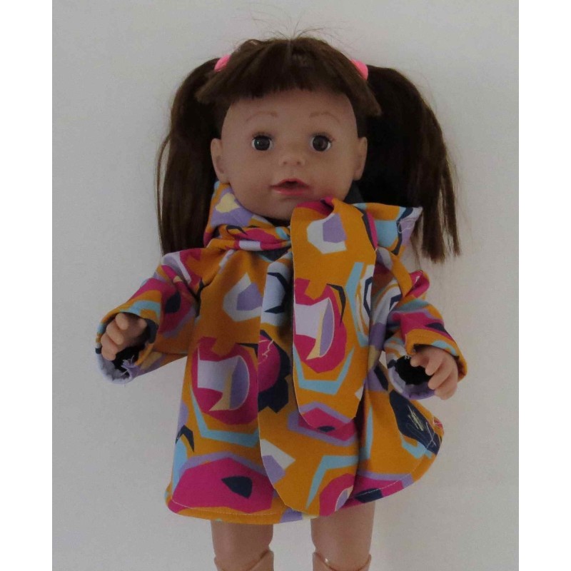 softshell jas geel bewerkt baby born 43cm