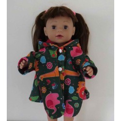 softshell jas dieren baby born 43cm