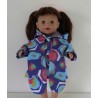 softshell jas paars bewerkt baby born 43cm