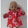 softshell jas rood sterren baby born 43cm