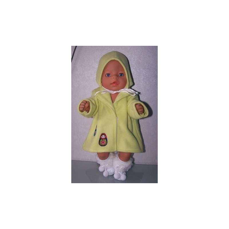 kraagjas groen met matroeska baby born 43cm
