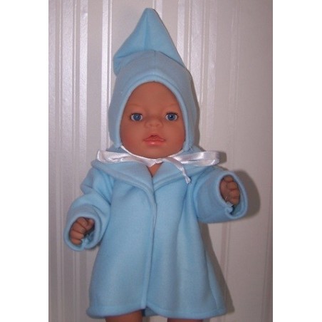 kraagjas blauw baby born 43cm