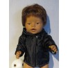 gewatteede jas zwart baby born 43cm