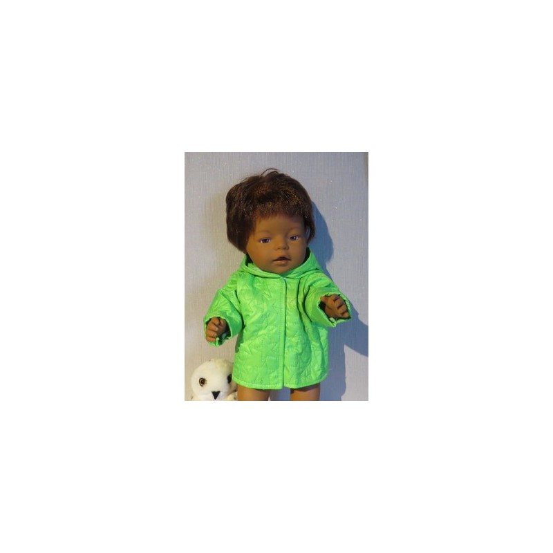 gewatteede jas groen baby born 43cm