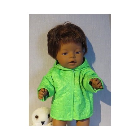 gewatteede jas groen baby born 43cm