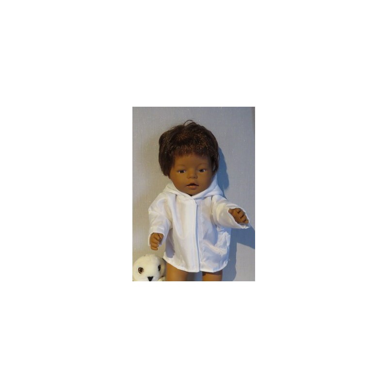 gewatteede jas wit baby born 43cm