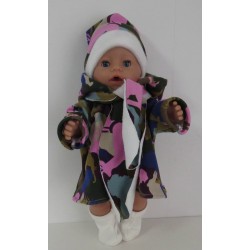 winterjas set dieren baby born 43cm
