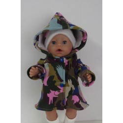 winterjas set dieren baby born 43cm