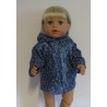 winterjas spijker bloemen baby born 43cm
