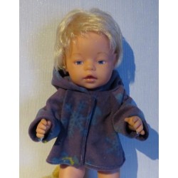 winterjas paars baby born 43cm