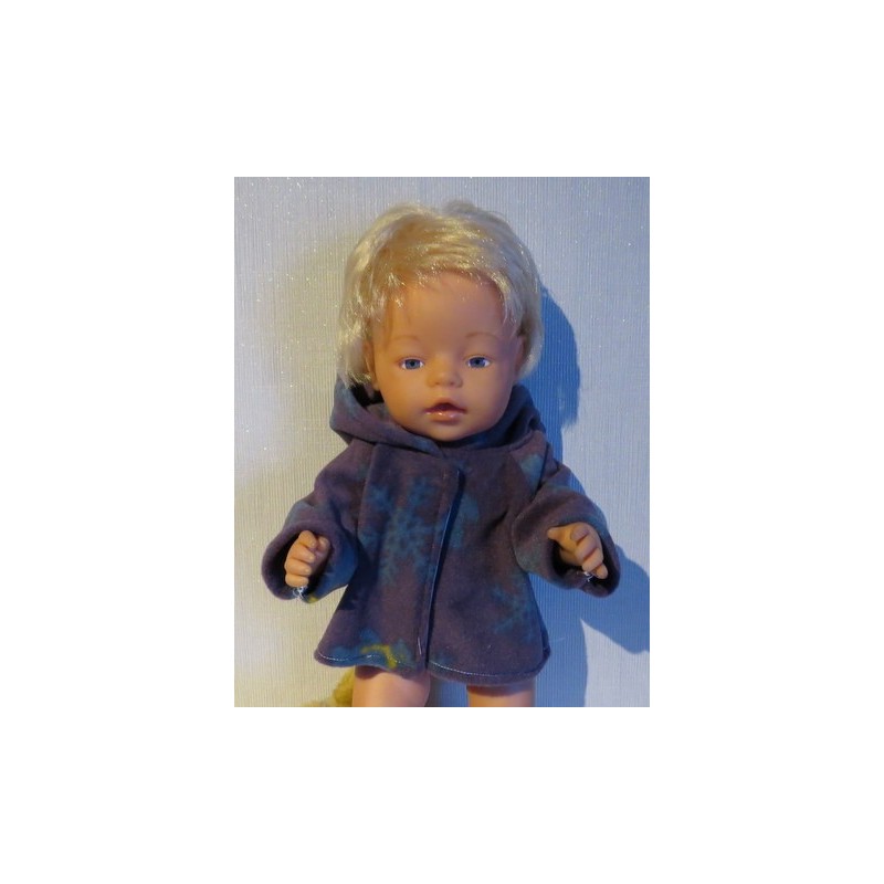 winterjas paars baby born 43cm