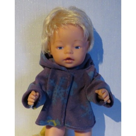 winterjas paars baby born 43cm