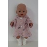 winterjas roze giraffe baby born 43cm
