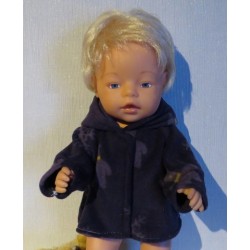 winterjas donker paars baby born 43cm