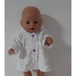 winterjas wit baby born 43cm