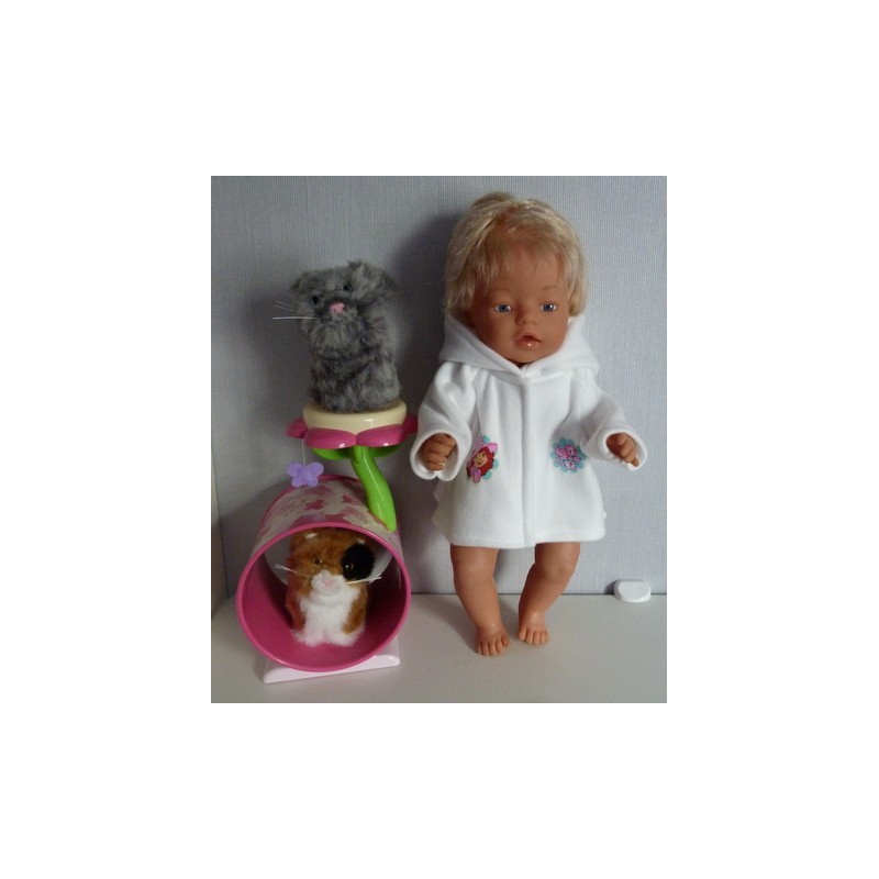 winterjas met strawberry shortcake baby born 43cm