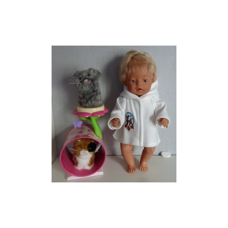 winterjas met hertje baby born 43cm