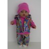 luxe broek set groen retro baby born 43cm