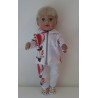 vest setje wit met joki baby born 43cm