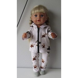 vest setje kong fu panda baby born 43cm