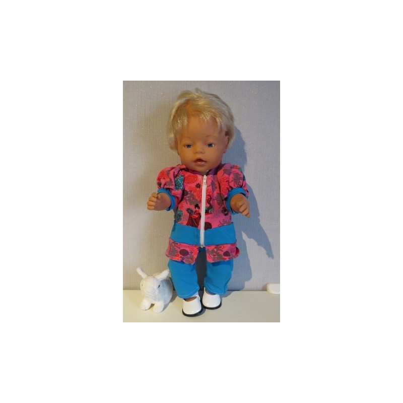vest setje gaisha roze baby born 43cm