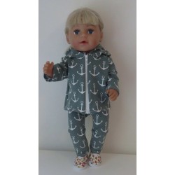 vest setje ankers baby born 43cm