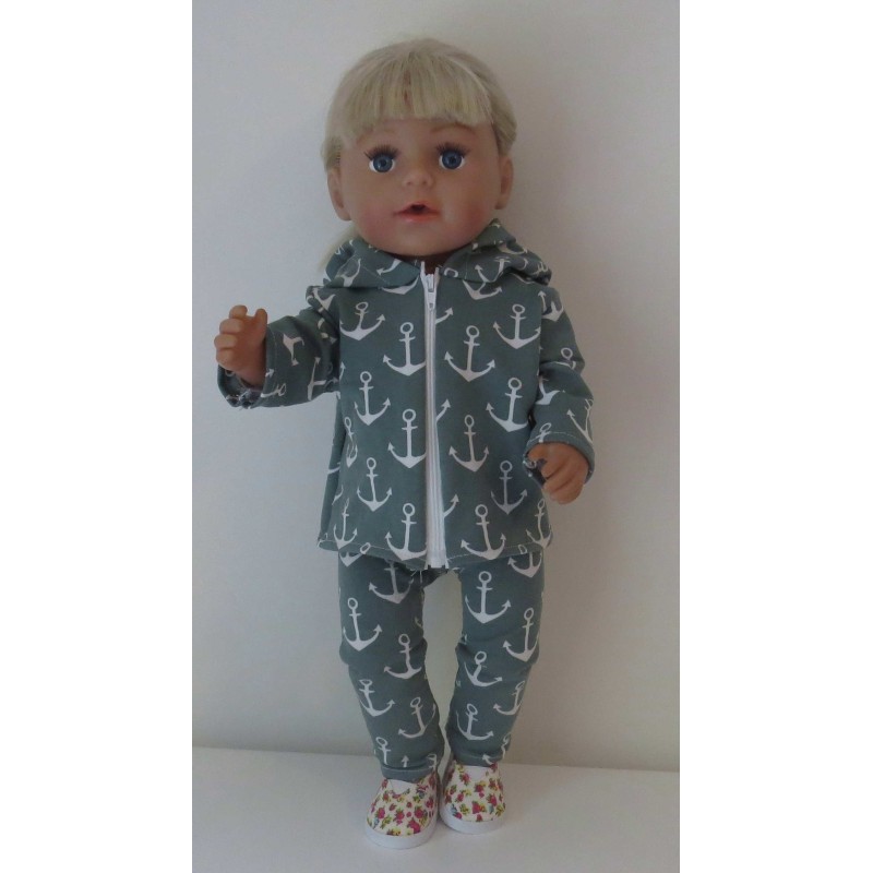 vest setje ankers baby born 43cm