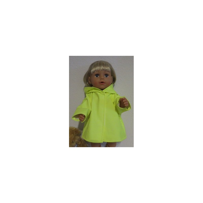 regenjas baby born 43cm