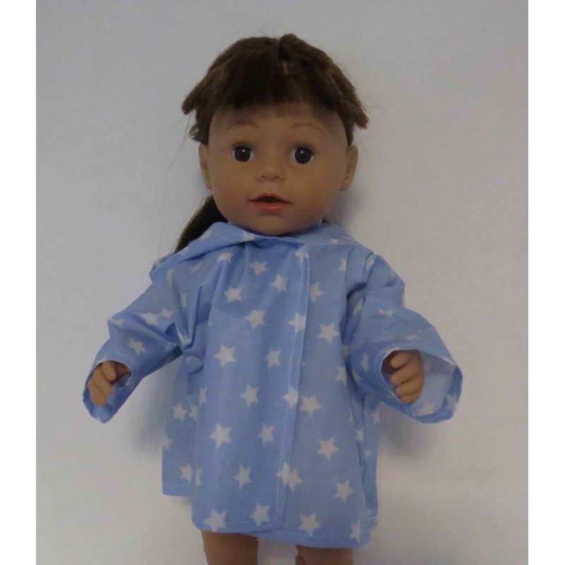 regenjas blauw met sterren baby born 43cm