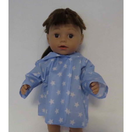 regenjas blauw met sterren baby born 43cm