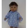 regenjas blauw met sterren baby born 43cm