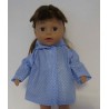 regenjas blauw stippen baby born 43cm