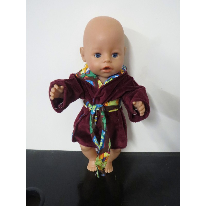 ochtendjas dino's  baby born 43cm