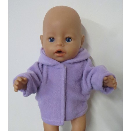 winterjas lila baby born 43cm