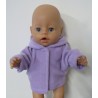 winterjas lila baby born 43cm