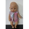 vest gekleurd  baby born 43cm