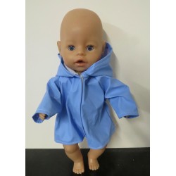 regenjas blauw baby born 43cm