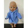 regenjas blauw baby born 43cm