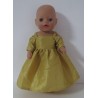 prinsessenjurk goud baby born little 36cm